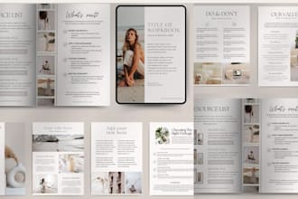 design canva ebook workbook pdf lead magnet pdf layout children ebook formatting