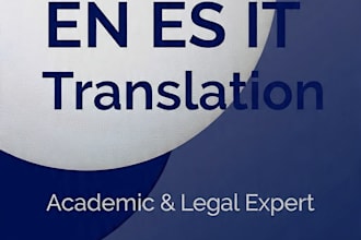 human en es IT translation academic legal docs fast delivery apa mla