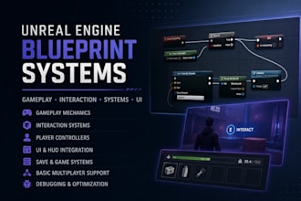create or fix unreal engine blueprint gameplay systems