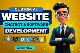 develop ai website, ai chatbot, ai web application, ai software developer