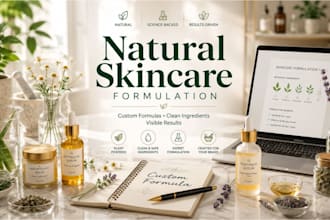 formulate a natural and organic skincare product for your brand