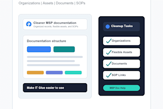 clean up and organize your IT glue documentation