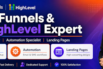 build gohighlevel and clickfunnels sales funnels