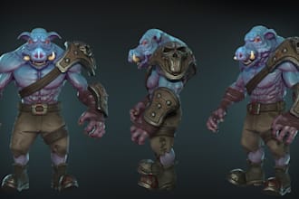 model3d stylized character,mascot model,optimized polycount,toggle,ue outfit,vrm