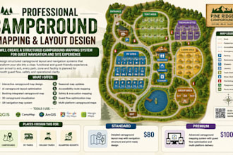 create a campground map for guest navigation and site experience