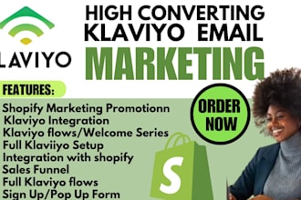 setup klaviyo ecommerce flows, shopify klaviyo flows klaviyo automation