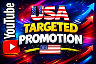 do organic USA youtube video promotion for channel growth