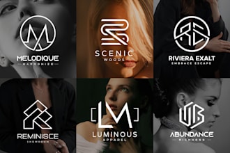 design very unique luxury fashion clothing brand logo