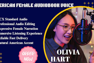 be your american female narrator, female narrator, audiobook narration for acx