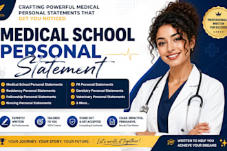 edit, refine and strengthen your medical school personal statement