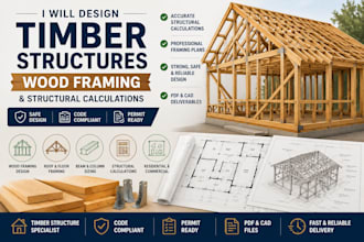 design timber structures wood framing and structural calculations