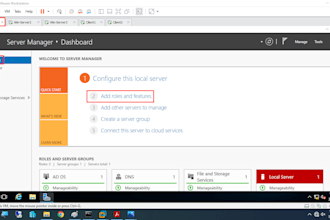 configure windows server active directory dhcp dns and users
