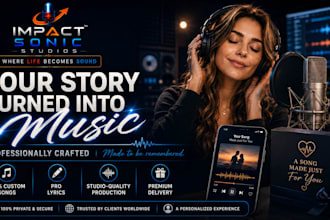create a personalized custom song from your story