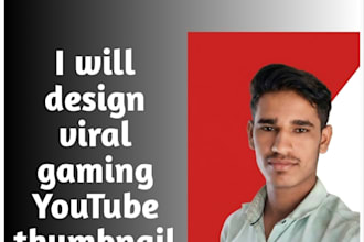 design eye catching youtube thumbnail for gaming videos
