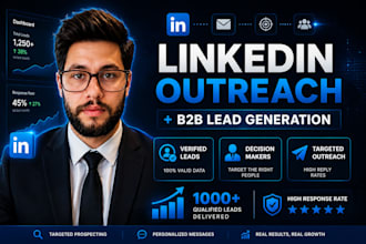 do linkedin outreach and b2b lead generation to grow your sales pipeline