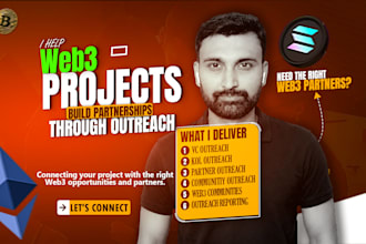 do web3 business development and partnership outreach