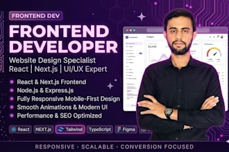 build a real time dashboard or landing page using next js and node js