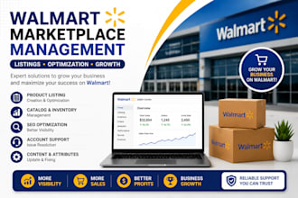 manage walmart marketplace listings optimization and account management