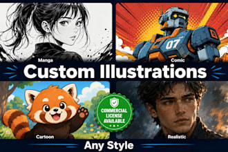 create custom illustrations in any style for books, branding, or personal