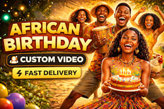 wish african happy birthday video or happy birthday video