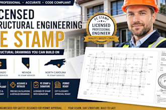 license structural engineering stamp colorado neveda north carolina pe stamp