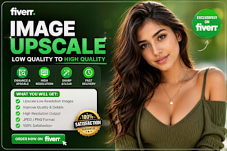 upscale and improve image quality 300 dpi for print