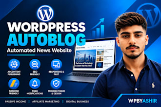 create an autoblog or autopilot automated news website adsense friendly