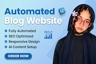 create an automated autoblog website with SEO and adsense friendly design