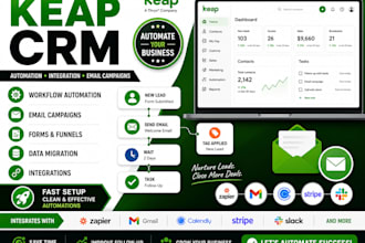keap crm integration workflow automation email campaign forms, data migration