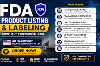 do professional fda product listing, labeling for compliance success