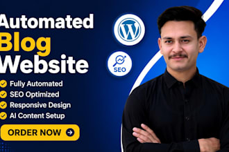 create an automated autoblog website with SEO and adsense friendly design