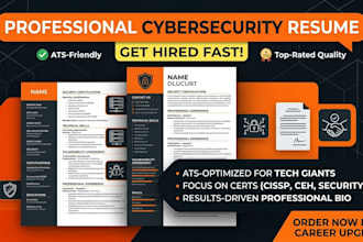 write a professional cybersecurity resume that gets you hired