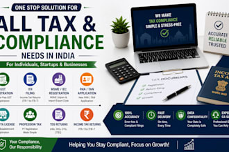 do gst registration, msme, pan tan, and itr filing in india