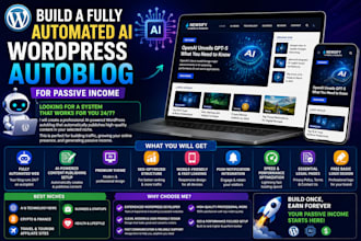 create an automated blog website with SEO and adsense friendly design