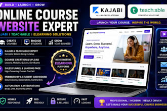 build kajabi online course membership coaching academy teachable elearningsystem