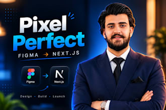 convert figma to nextjs react website pixel perfectly