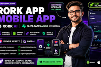 rork app mobile app rork ai supabase backend integration lovable website base44