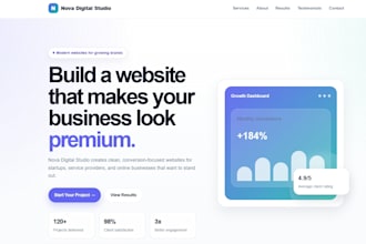 build a responsive business website