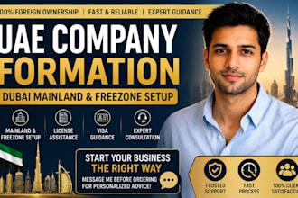 provide expert company formation services in uae, dubai mainland, and freezones