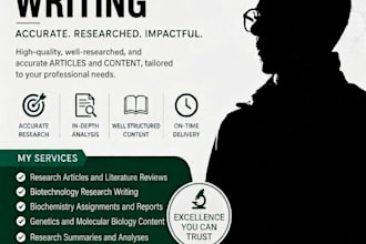 conduct biotechnology research articles, systematic review