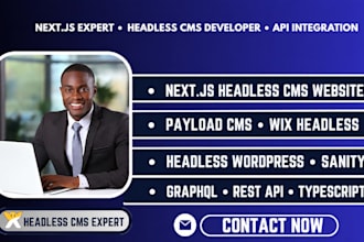create deploy nextjs strapi wix websites with headless wix cms payload wordpress