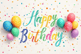 design a beautiful logo for your birthday celebration