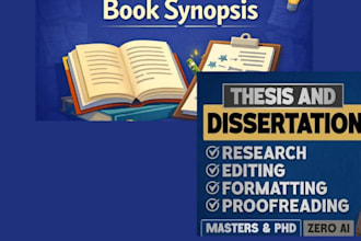 professionally edit, proofread and format your dissertation and thesis urgently