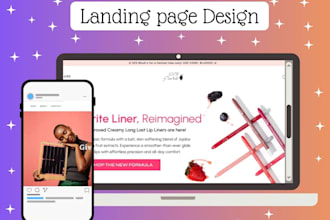 design a high converting landing page for lead generation