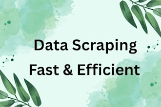 produce web scraping code and automate data mining