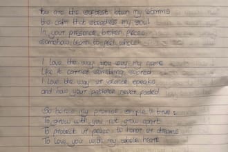 write heartfelt love letters with poetic flair