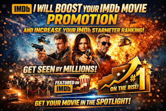 do imdb movie promotion and boost your imdb starmeter ranking movie promotion
