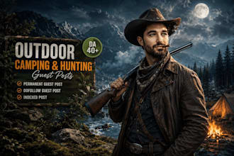 do outdoor, camping, hunting guest post backlinks on dofollow travel blogs