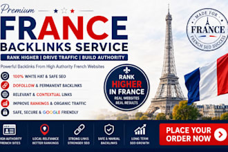 provide high authority france backlinks and dofollow seo link building