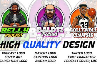 create eye catching podcast cover artwork and podcast cover design